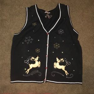 Women’s tacky sweater vest